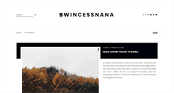 Desktop Screenshot of bwincessnana.com